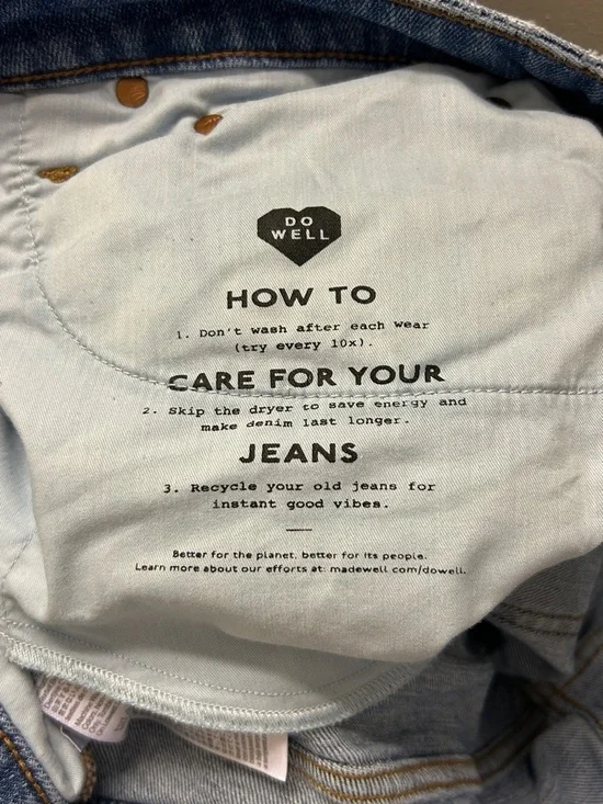 Madewell The Curvy Perfect Vintage Crop Women's 16 W - Picture 8 of 8